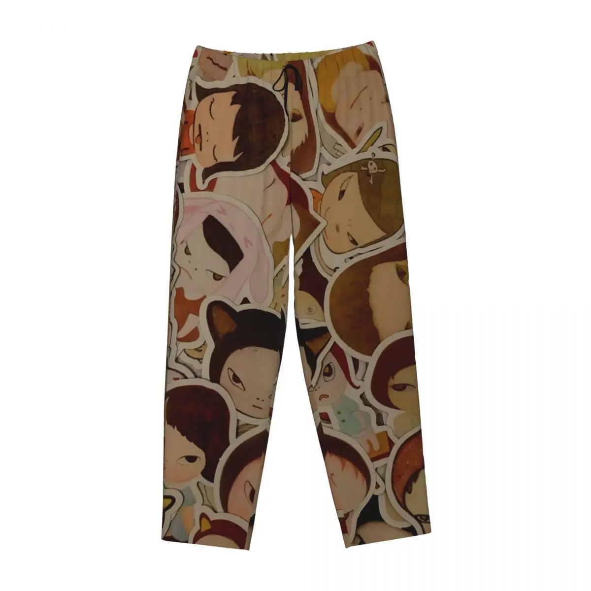 

Женские пижамные штаны Yoshitomo Nara на заказ, одежда для сна с карманами для сна и отдыха