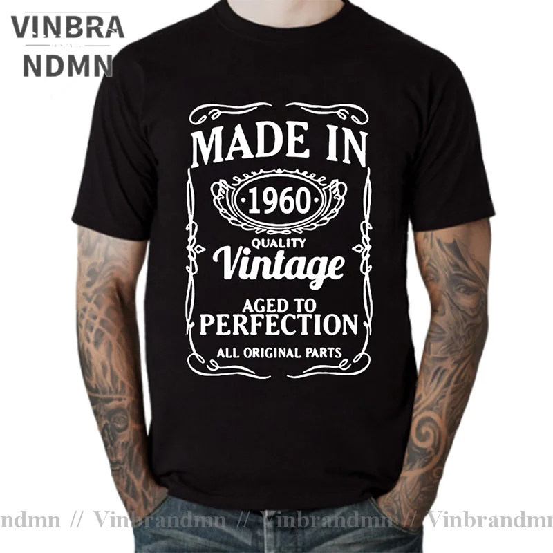 Vintage Classic Made in 1960_1961_1962_1963_1964_1965_1966_1967_1968_1969 T shirt men 1960s Man Papi Father Dad Birthday T-shirt