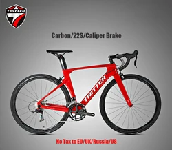 Carbon Road Bikes Racing Bike R10 22S Caliper Brake 700X28C Alloy Handlebar Ultra Light Quick Release