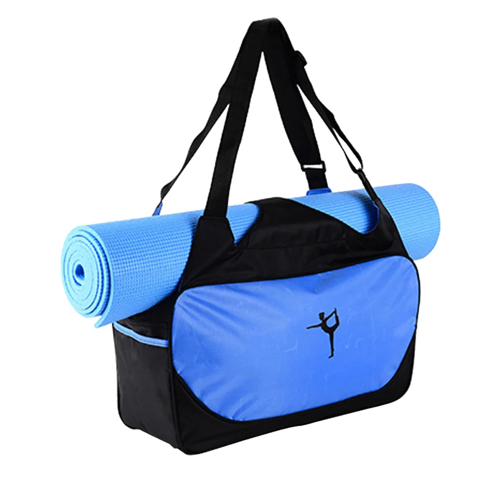 Portable Waterproof Yoga Shoulder Bag Removable Strap Large Capacity Travel Luggage Handbag Suitable for Gym Sports Hiking