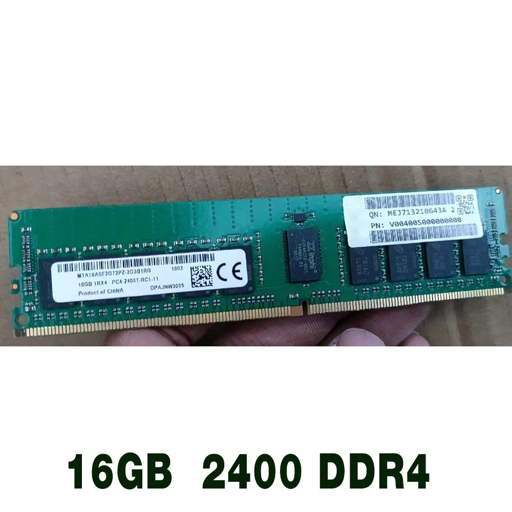 

1 шт. для планшетов MT MTA18ASF2G72PZ-2G3B1RG 16G, Серверная память 16GB 1RX4 PC4-2400T 2400 DDR4