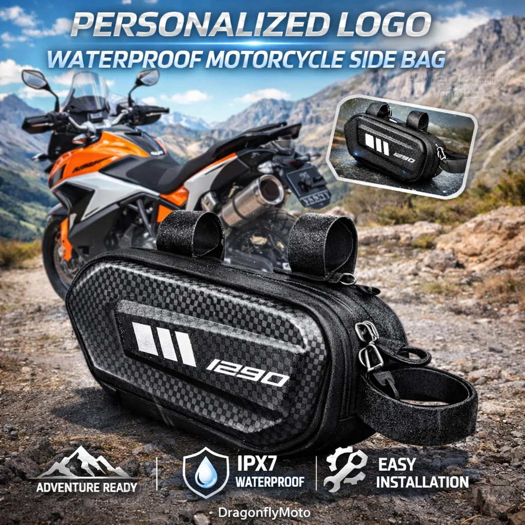 

For KTM Adventure 790 990 1050 1090 1190 1290 Motorcycle Side Bag Personalized Logo Waterproof Hard Shell Saddlebag