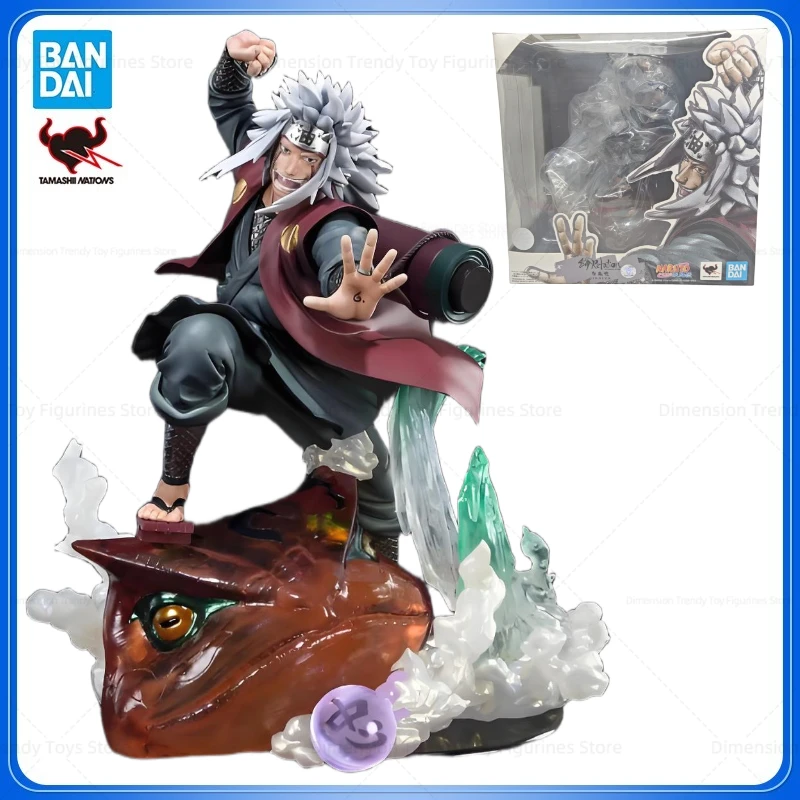 

Bandai в наличии, оригинальная фигурка ZERO, аниме Наруто Джирайя, экшн-фигурка, модель игрушки, подарочная коллекция, хобби DT