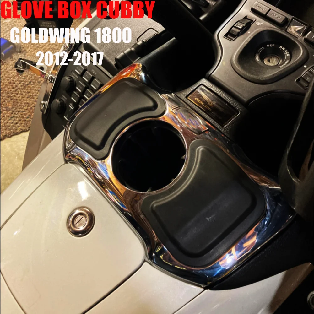 

for HONDA Goldwing GL1800 F6B Glove Box Cubby Storage Box Cubby with Cup Holder GL1800 Accessories