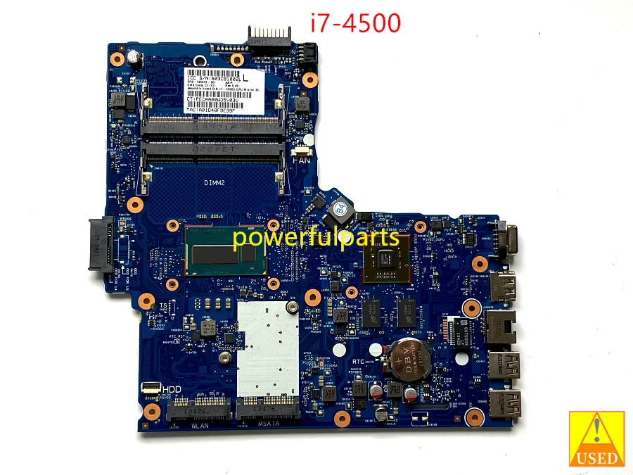 For Hp 248 G1 340 G1 Laptop Motherboard 746032-001 With i7-4500 Cpu +  Graphic 6050A2608301-MB-A02  Working Good