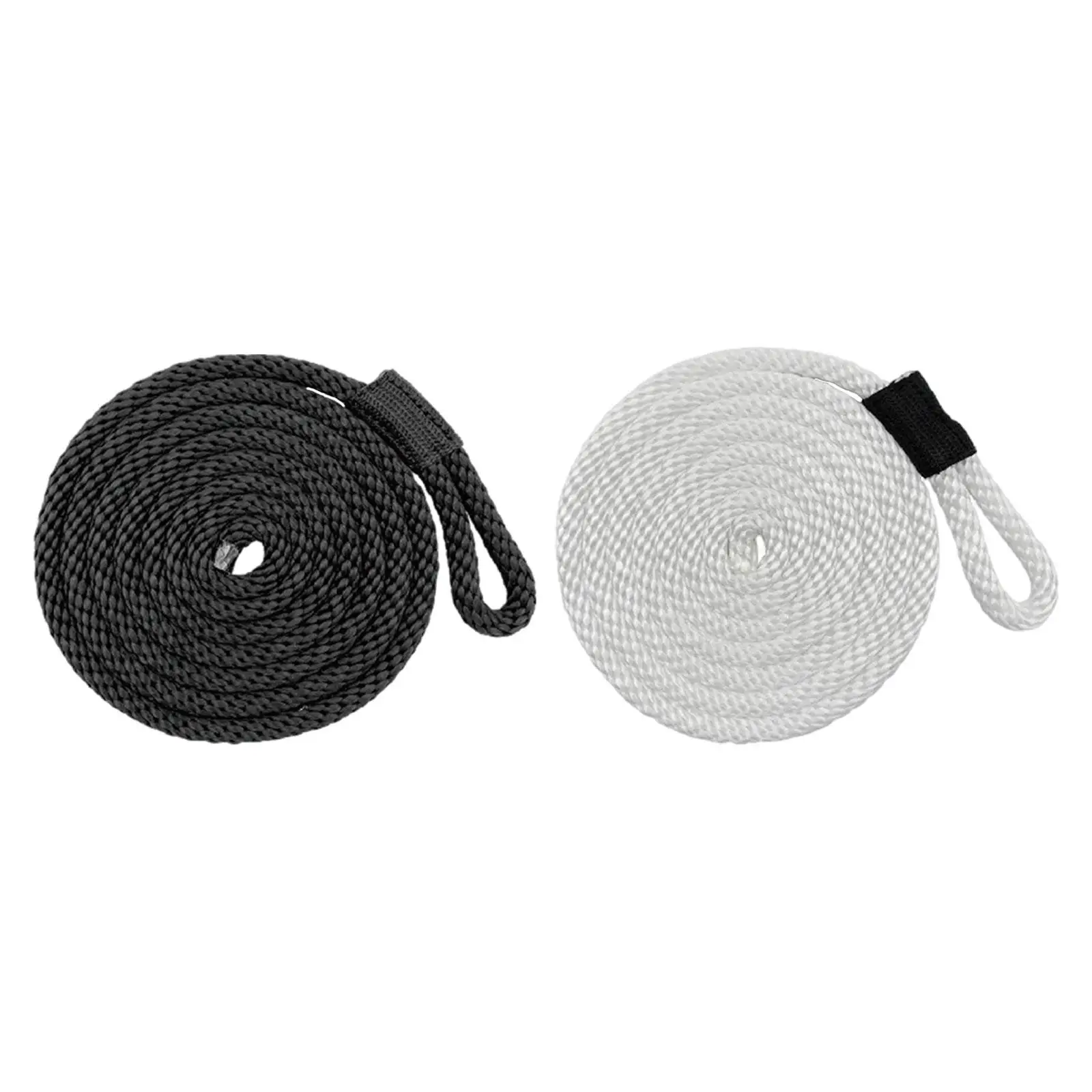 

Boat Fender Line 3/8" 6.56 ft Wear Resistant Whipped End Nylon with Eyelet Boat Dock Line Mooring Marine Rope Docking Boat Line