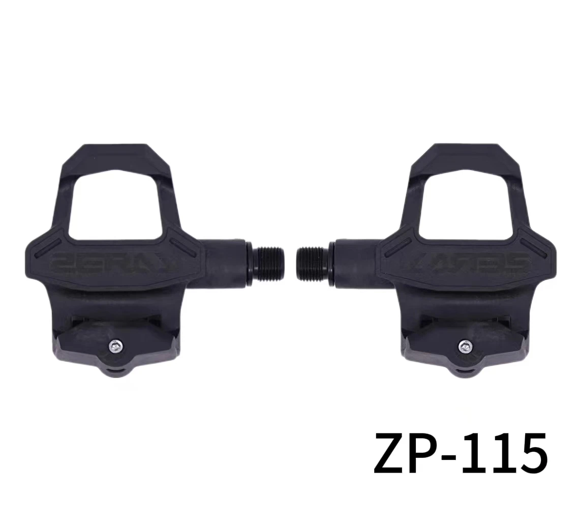 ZERAY Road Bike Pedal Self-locking ZP-115/ZP-110 Carbon Fiber Ball Bearing Ultra Light Anti Slip Foot Pedal and LOOK keo