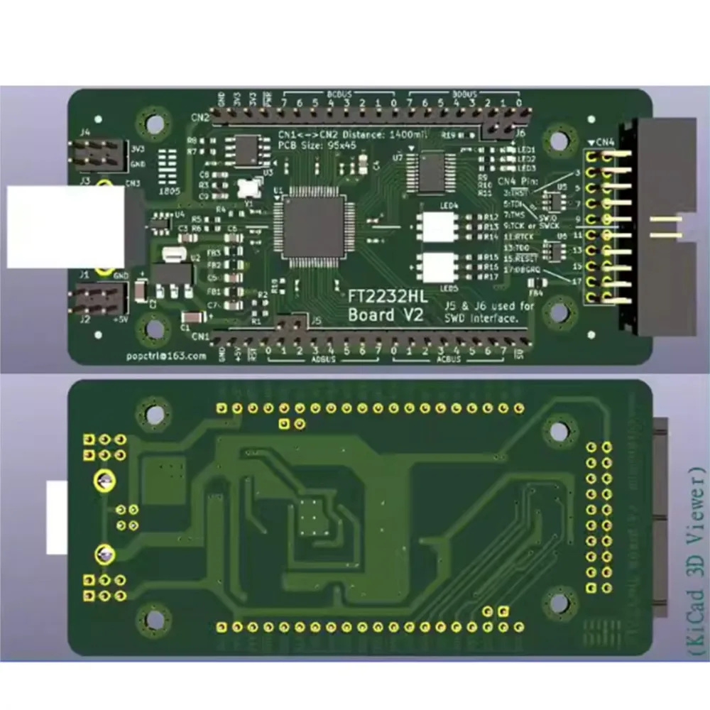 جديد FT2232HL مجلس التنمية FT2232H منفذ USB دعم OpenOCD #5