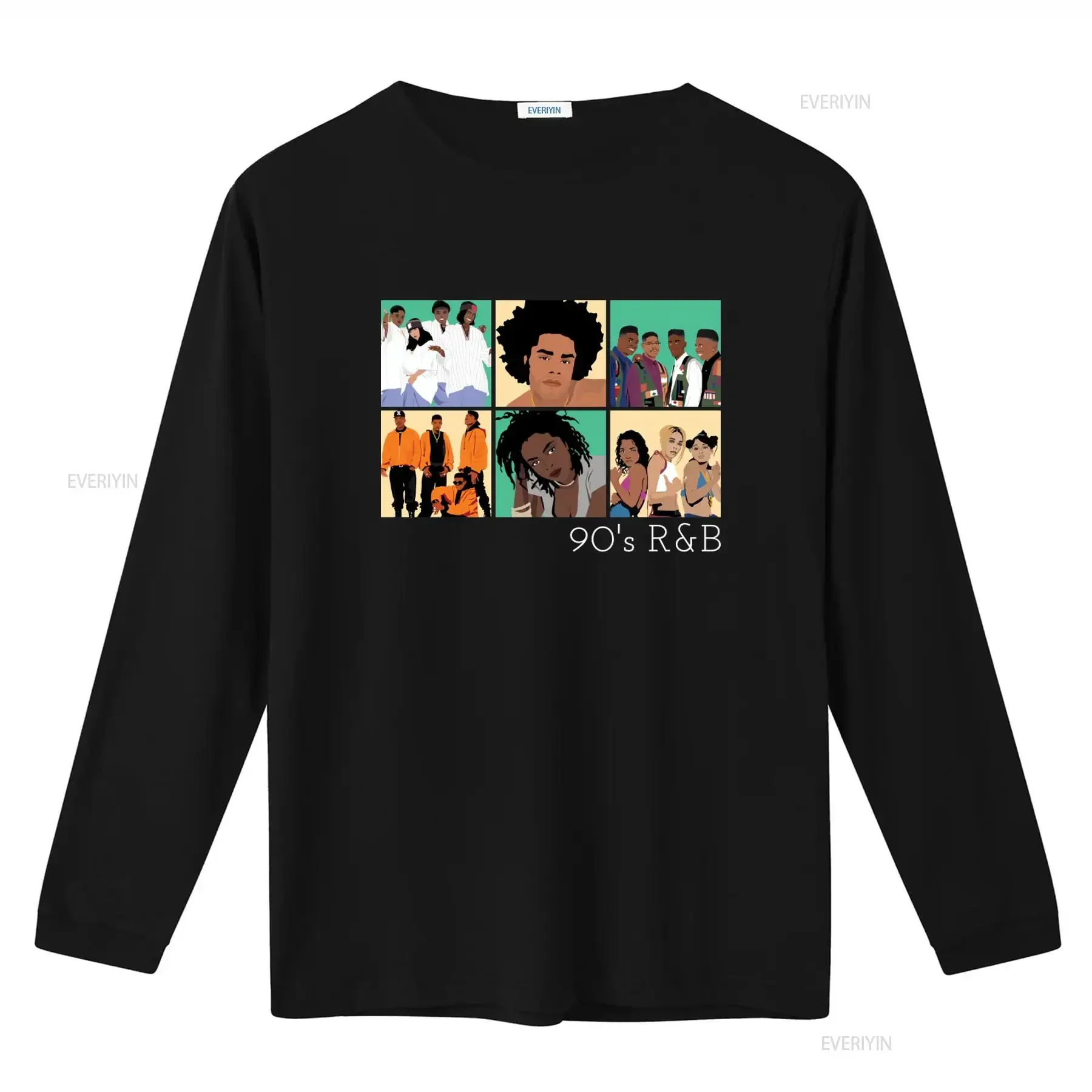 90s R B T Shirt for Music Lovers with Favorite RnB Artists Jodeci TLC Xscape Maxwell Boyz II Men Lauryn Hill Retro Throwback