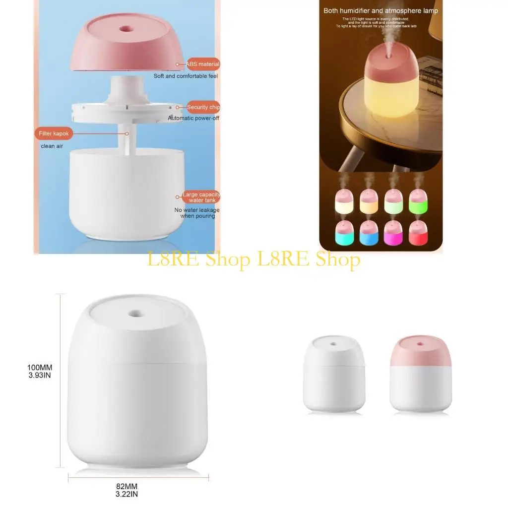 

L8RE светодиодного ночной лампы Увлажнители 250 мл ароматов эфирного масла