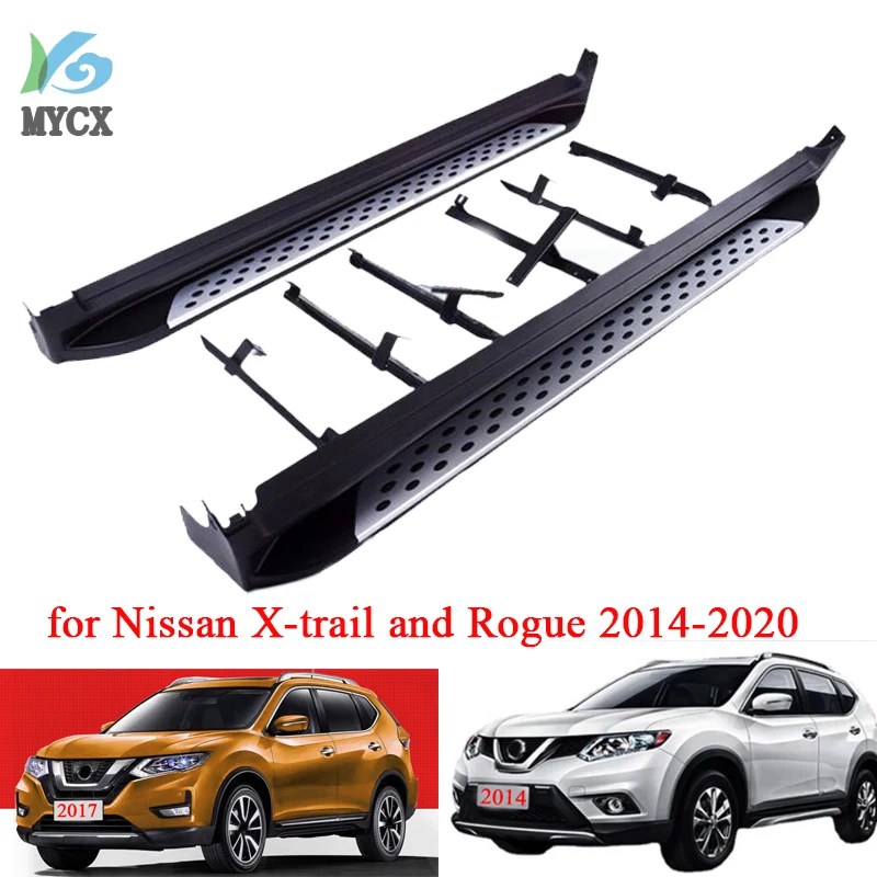 running board foot step side bar for Nissan X-trail Rogue 2014-2020, 