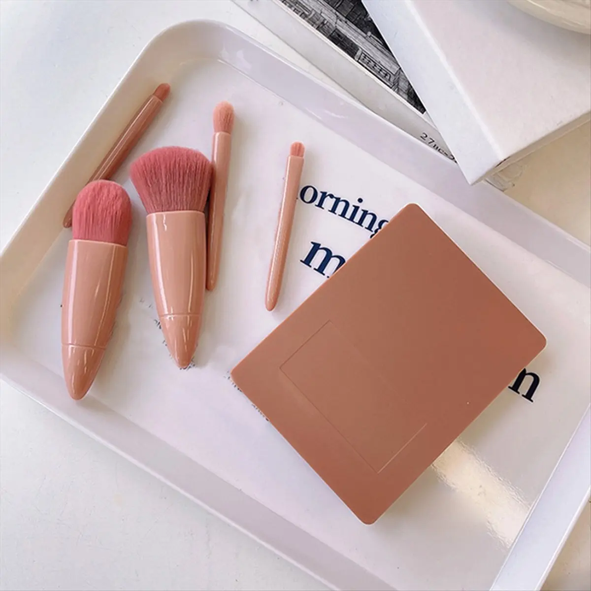[BLACKFRIDAY]Portable Makeup Brush Set for Cosmetics Foundation Blush Powder Eyeshadow Blending Makeup Brush Beauty Tool