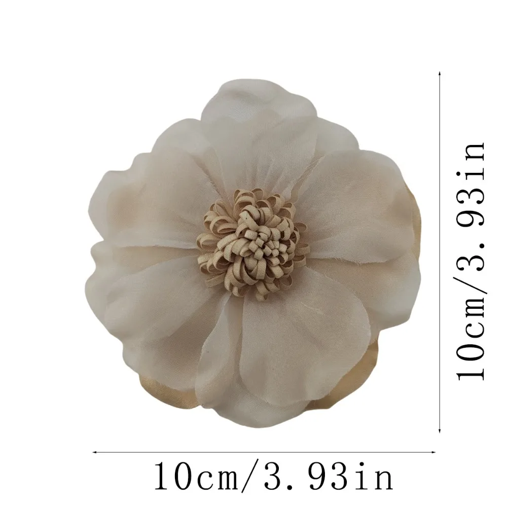 2024 Fabric Art Artificial Lace Brooch Camellia Sinensis Colorful Camellia Flower Brooch Flower Brooch Woman