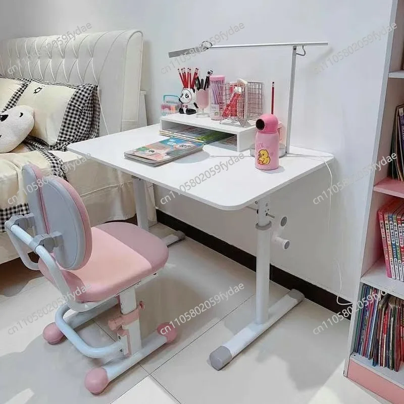 

Письменный стол для дома/спальни, для съемной квартиры, простой офисный стол, учебный стол с ручной регулировкой высоты