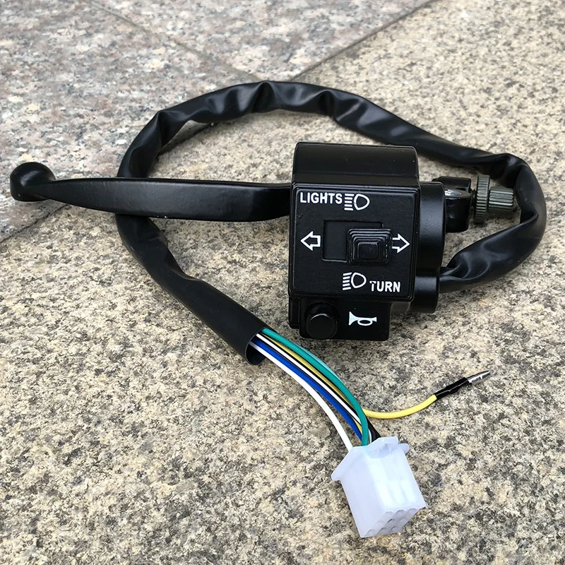 

Motorcycle Handle Switches for Qingqi SUZUKI HAOJUE HAOJIN Lifan Skygo GN125 HS125 HJ125 QS125 Left/Right Dimmer Control Switch