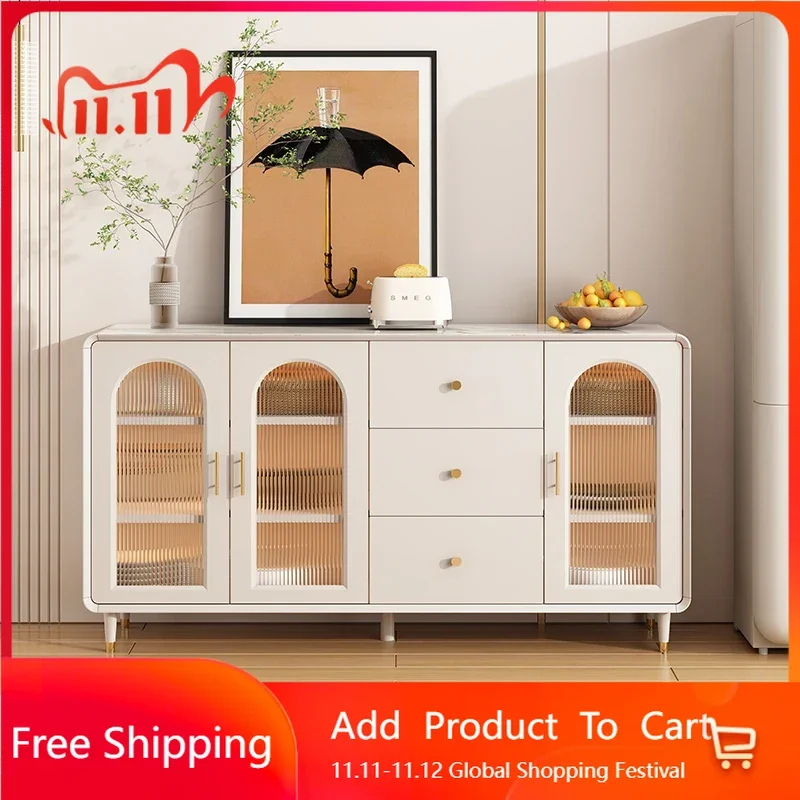 

Compact Beauty Living Room Cabinets Open Shelves Glass Display Cabinets Wooden Prefabricated Ergonomic Vitrina Trendy Furniture