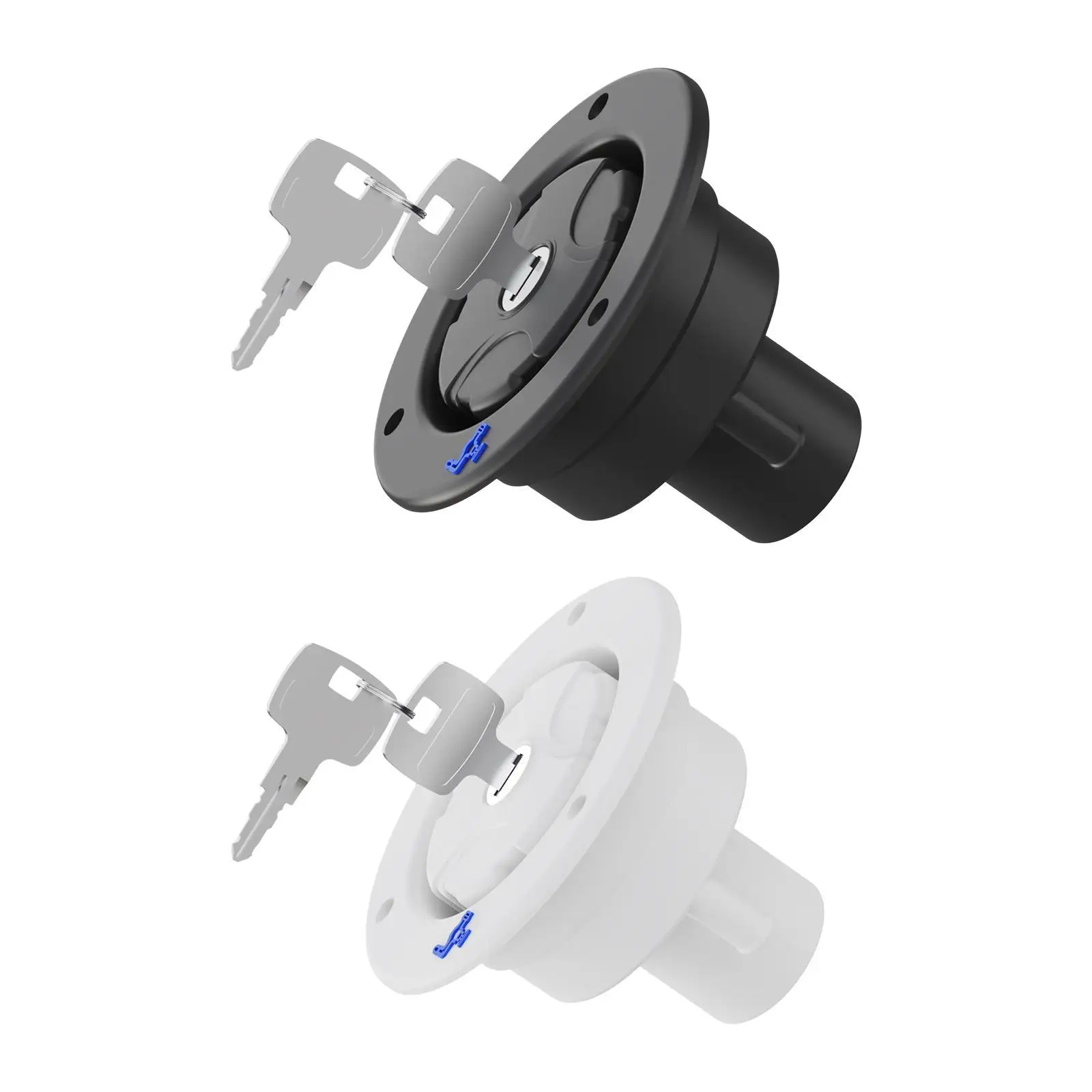 

RV Gravity Water Fill Cap with Keys Water Inlet Fill Dish Hatches Lock Water Inlet RV Water Filling for Motorhome RV Trailer