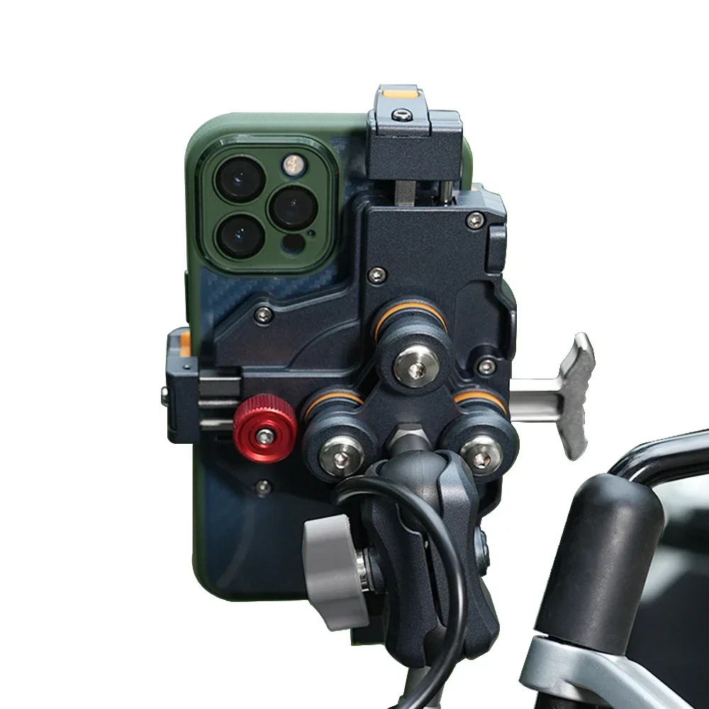 March Expo 2024 Hot Selling Aluminum Alloy Quick Release Bike Phone Holder Bicycle Phone Mount for iPhone for