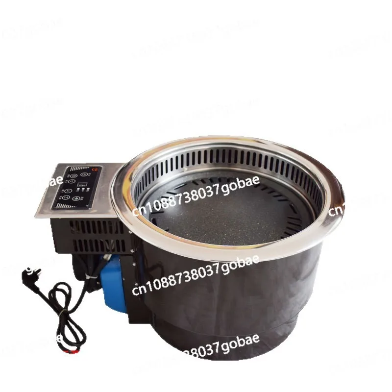 

Корейская электрическая керамическая плита Коммерческая бездымная кастрюля для барбекю Самоочищающаяся печь для барбекю