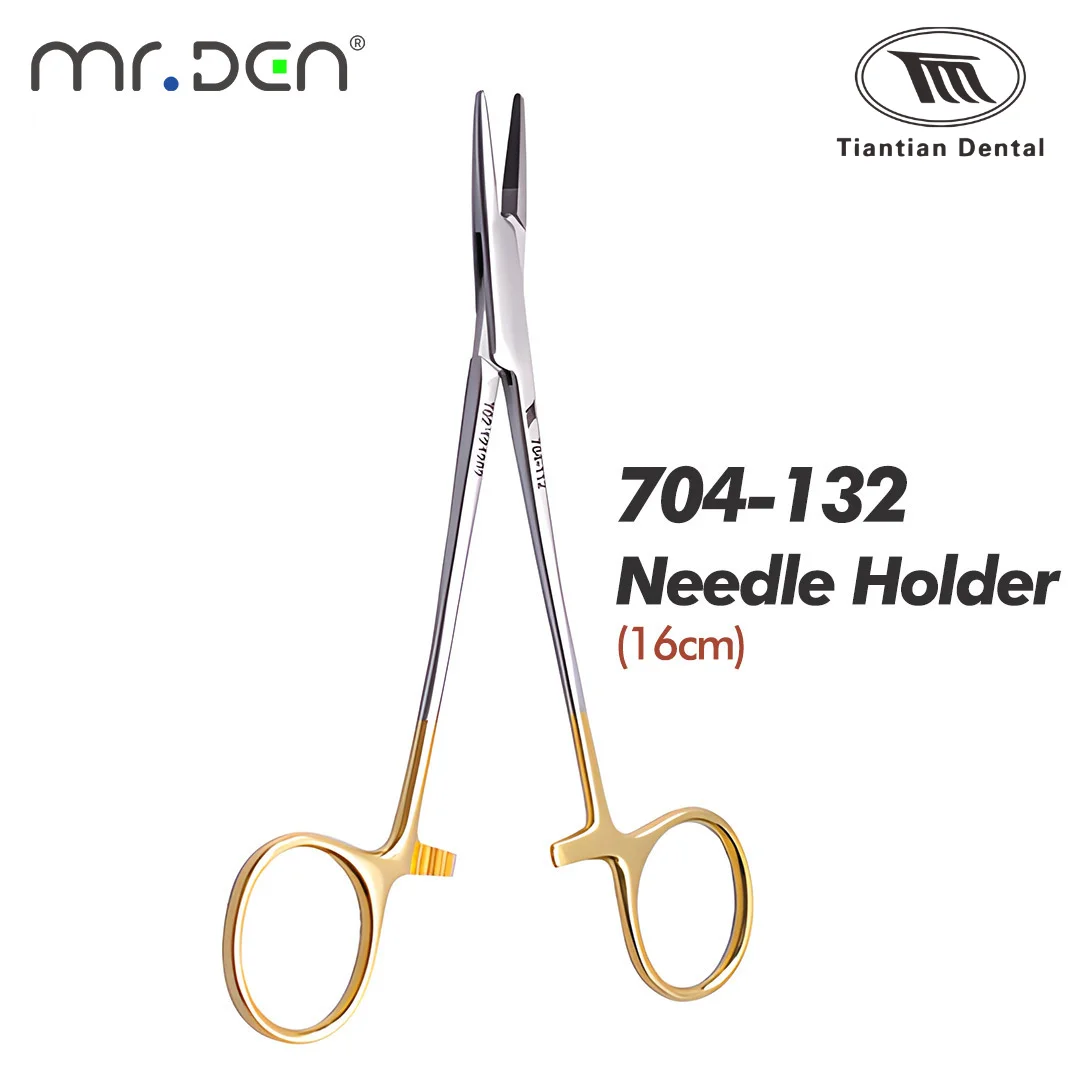 TIANTIAN 18Pcs  Dental Implant Instrument Kit Oral Surgery Basic Tool Set with Sterilization Box