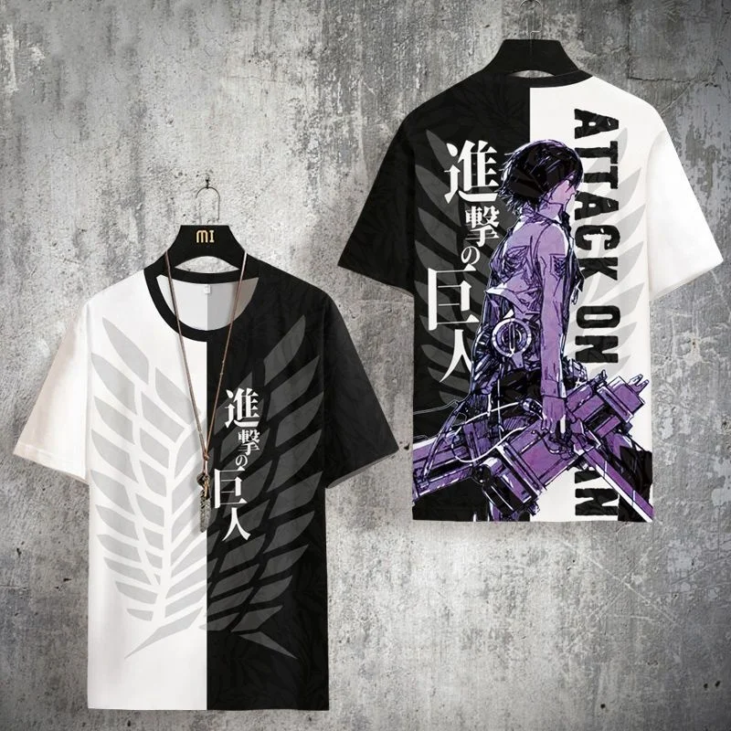 bandai-anime-ataque-em-tita-t-camisa-personagem-exclusivo-design-grafico-dois-tons-de-manga-curta-fas-devem-ter-roupas-de-anime-da-moda