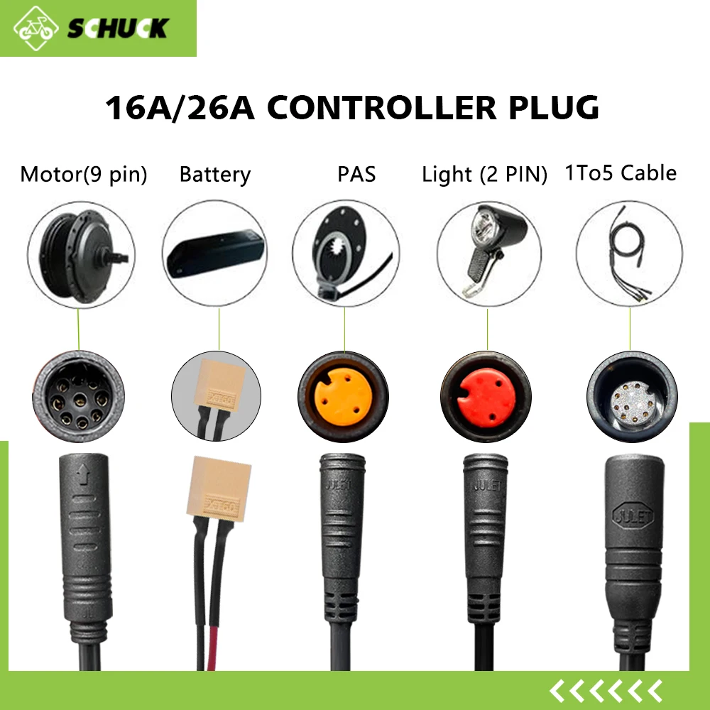 kt-electric-bike-controller-36v-48v-16a-26a-35a-black-sinewave-waterproof-brushless-motor-250w-1500w-with-1t5-cable-for-e-bike