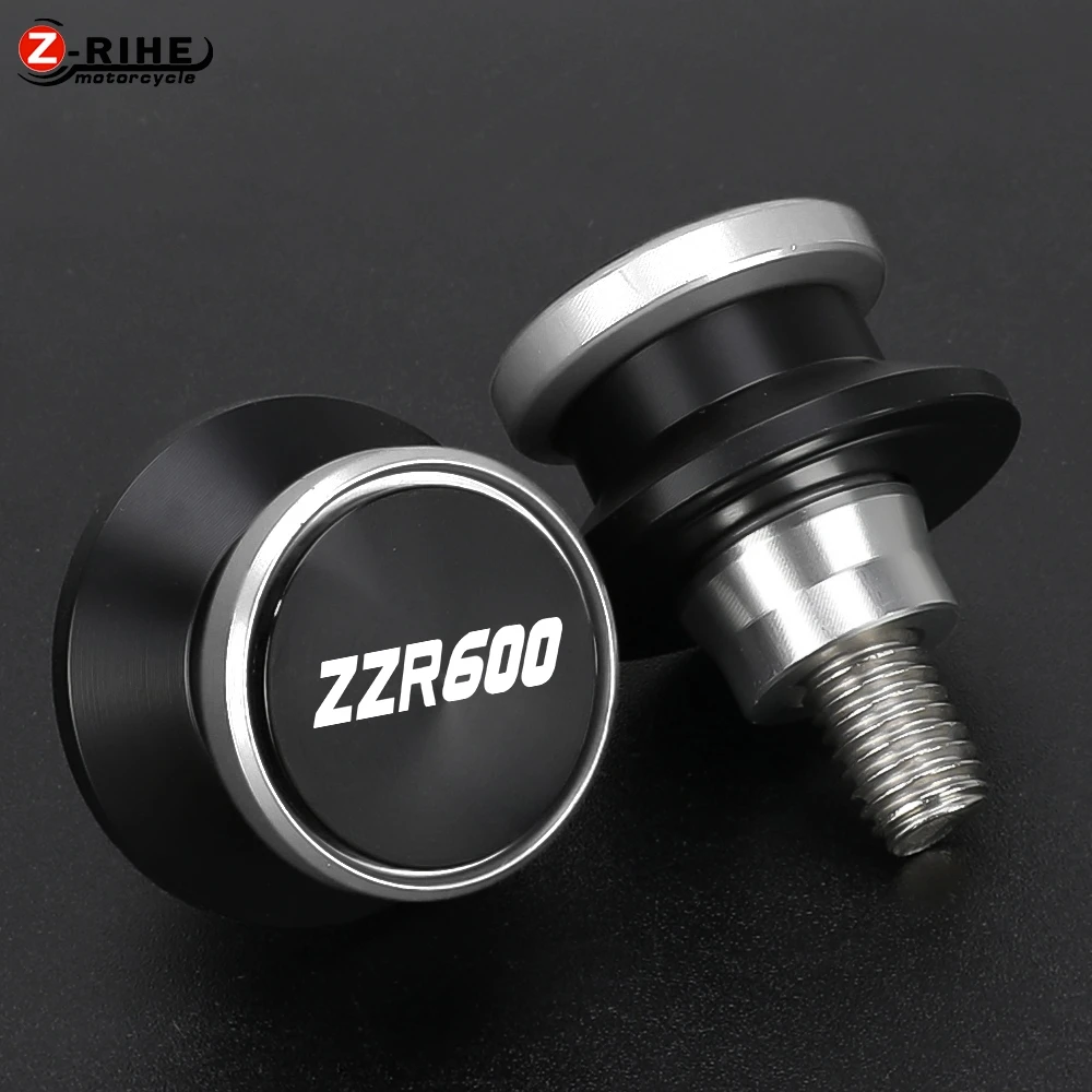 Motorcycle CNC Aluminium M10 Swingarm Spools Slider Stand Screws For Kawasaki ZZR600 ZX600E ZX600J 1990-2009 2008 2007 2006 2005