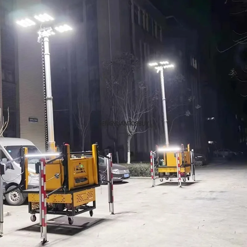 Automatic loading and unloading lift pickup truck vehicle emergency rescue power generation mobile platform