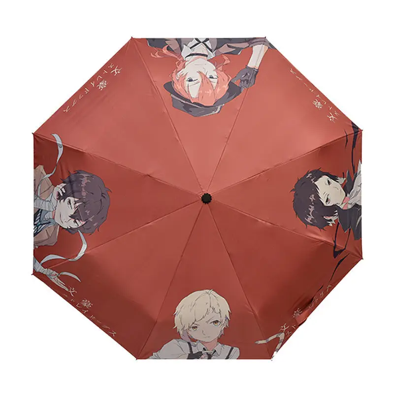 cosplay Bunko Wild Dog Umbrella Dual use vinyl sunscreen folding anime around the second Motomoto Dazai Ji Edogawa chaos step