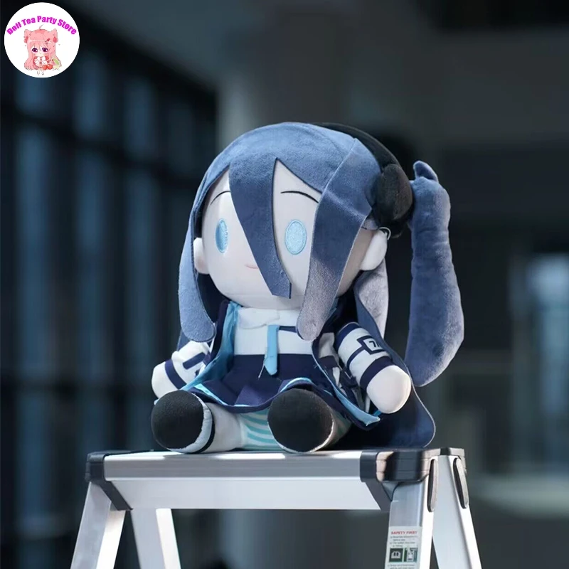 Anime Tendou Arisu Blue Archive Fufu Sitting Posture Cotton Doll Plush Toy 30cm Halloween Gift Soft Plushies Figure Pillows