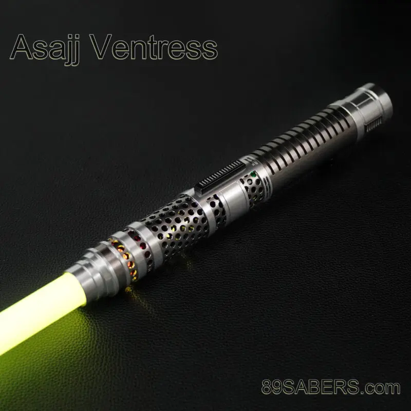 [89SABERS] ไลท์เซเบอร์เวนทรีส์, วัสดุโลหะทั้งหมด, ขนาดเท่าของจริงจากภาพยนตร์ 1:1, พร้อมเสียงและเอฟเฟกต์แสง 19 ชุด
