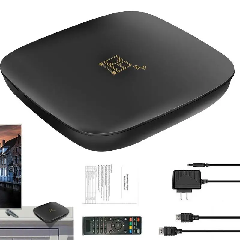 

10.0 TV BOX 8G D9 TV Box 2.4G 5G WIFI 4K Blue Tooth TV Receiver 1080P Fast Set Top For Youtube Facebook Online Movies