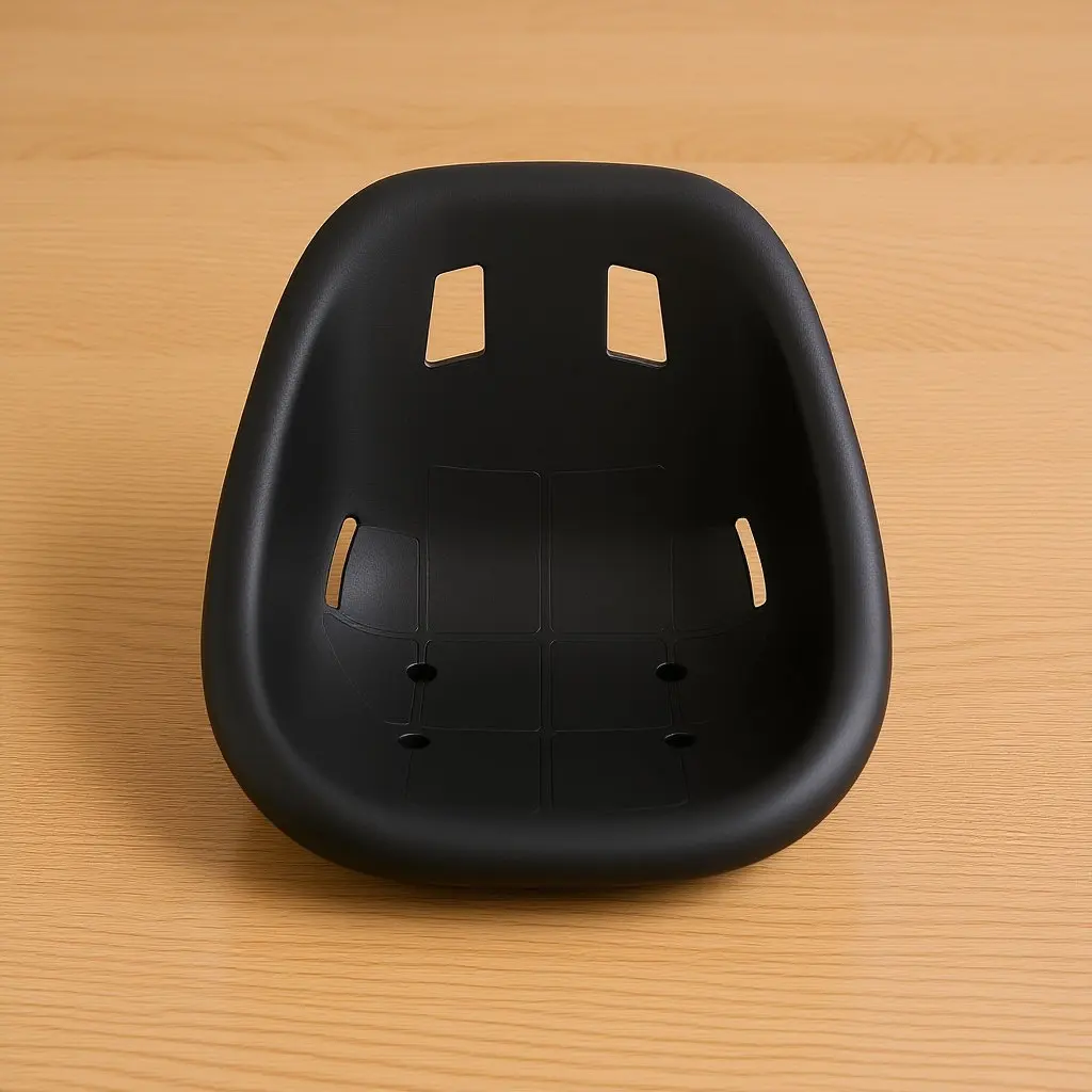 Replacement Plastic Kart Seat Racing Seat Ergonomic Comfortable Balancing Scooter Accessory 18.98x16.70x4.52 Go Kart Attachment