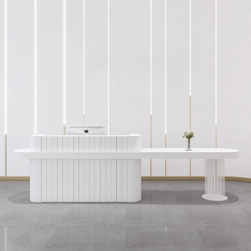 

Restaurant Lectern Reception Desk Entrance Tables Conferences Reception Desk Hairdressing Shop Empfangs Theke Office Furniture