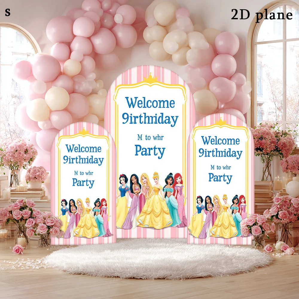 

Disney Princesses Birthday Party Backdrop