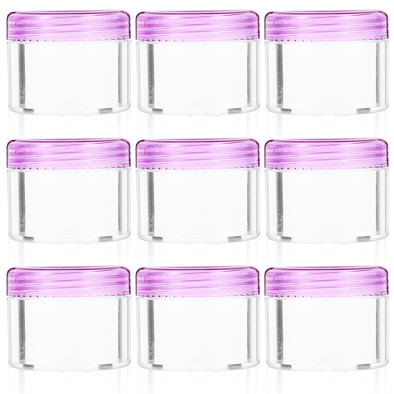 12 Pcs Bottle Small Containers with Lids Jars Moisturizing Lotion Plastic Travel Empty Cream Boxes Bottles