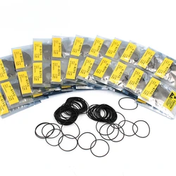 950pcs/Set Watch Back Gasket 12-30mm Case Rubber Waterproof O-Ring Gasket Repair Tools for Watchmaker 0.5/0.6/0.7mm Thickness