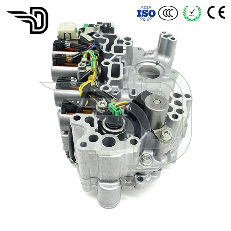 100% New JF015E RE0F11A CVT Transmission Valve Body With Solenoids For Nissan Sentra Note Versa Altima Bluebira Elgrand Suzuki