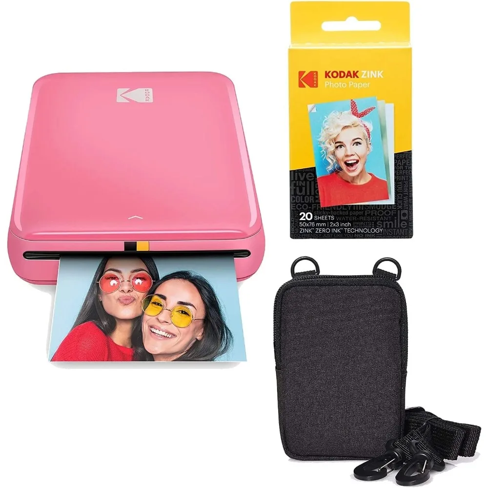 

Step Mobile Instant Photo Printer Go Bundle(Pink) for Ios & Android