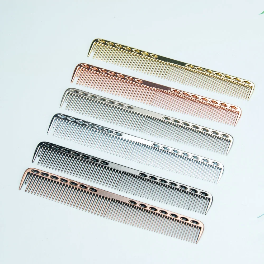 Space Aluminium Haarkamm Pro Friseurkämme Mellado Petit Hansen Волос Haarschneiden Sterbende Haarbürste Friseurwerkzeuge Salon Mithelfer – Detail 5