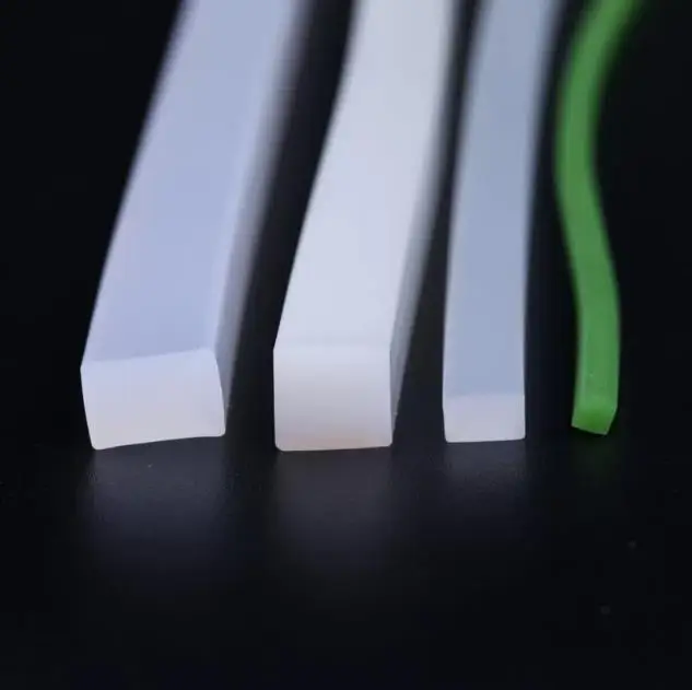 1/2/5M silicone square anti-collision  wear-resistant and high-temperature resistant sealing strip