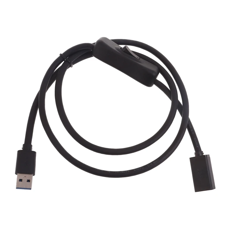 

USB3.0 Extender Cable Cord Data Line with On Off Switches for Card Reader Udisk Drop shipping