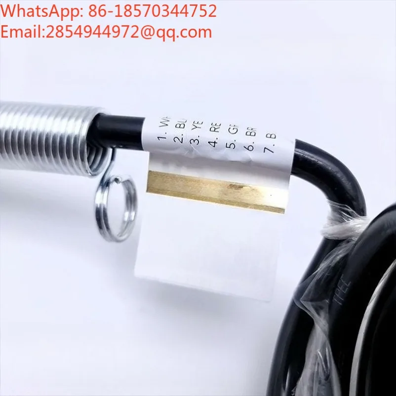 Seven-hole Trailer Cable Connecting Cable Cold-resistant, Antifreeze and High Rebound Truck Seven-core Helix Assembly