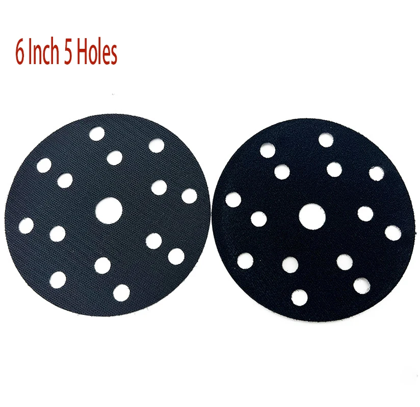 

6Inch 15 Holes pneumatic dry grinding head sponge buffer pad dry grinding machine soft pad self-adhesive grinding machine tray p