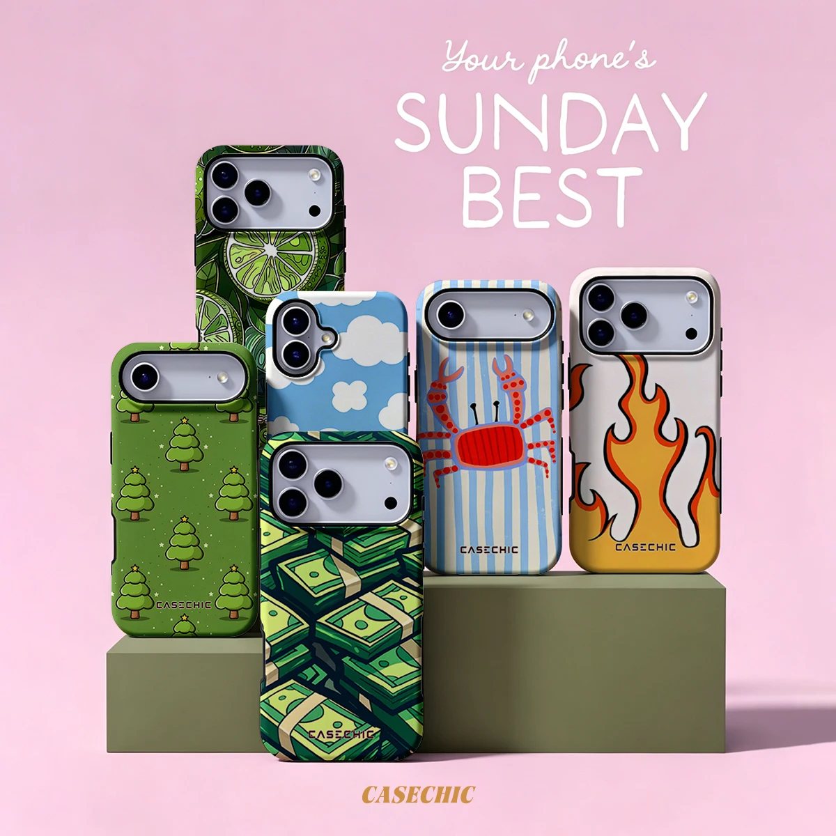 Cartoon Cash For Samsung Galaxy S26 S25 S24 A56 A36 Phone Case Double-Layer Protection Cover for Women Girl CaseChic