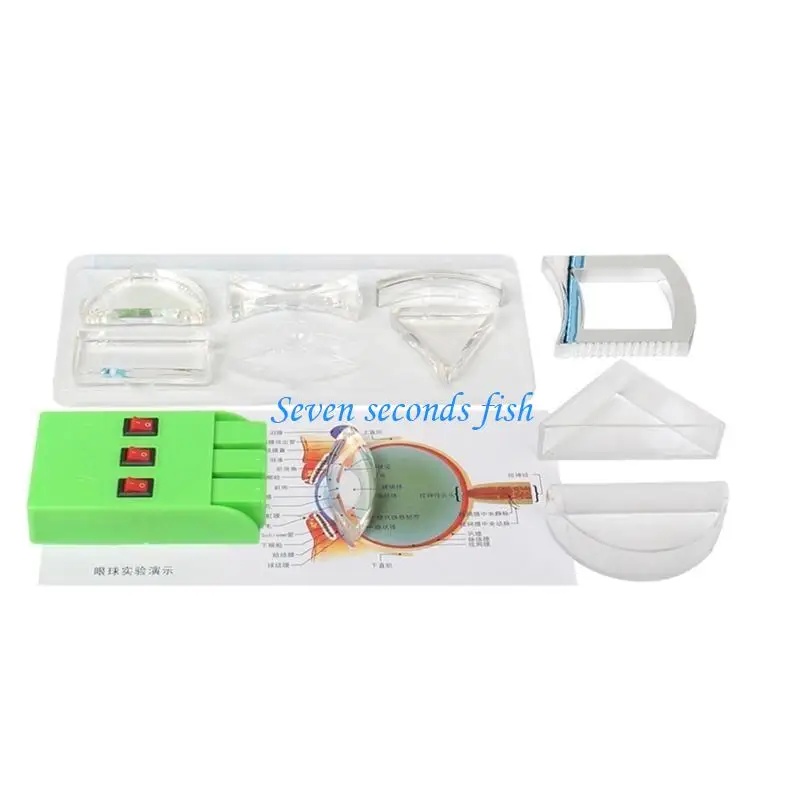 L74B 10PCSACRYLIC LENS DESTRAÇÃO ENSINO FÍSICA, Conjunto Experiências Optics Física