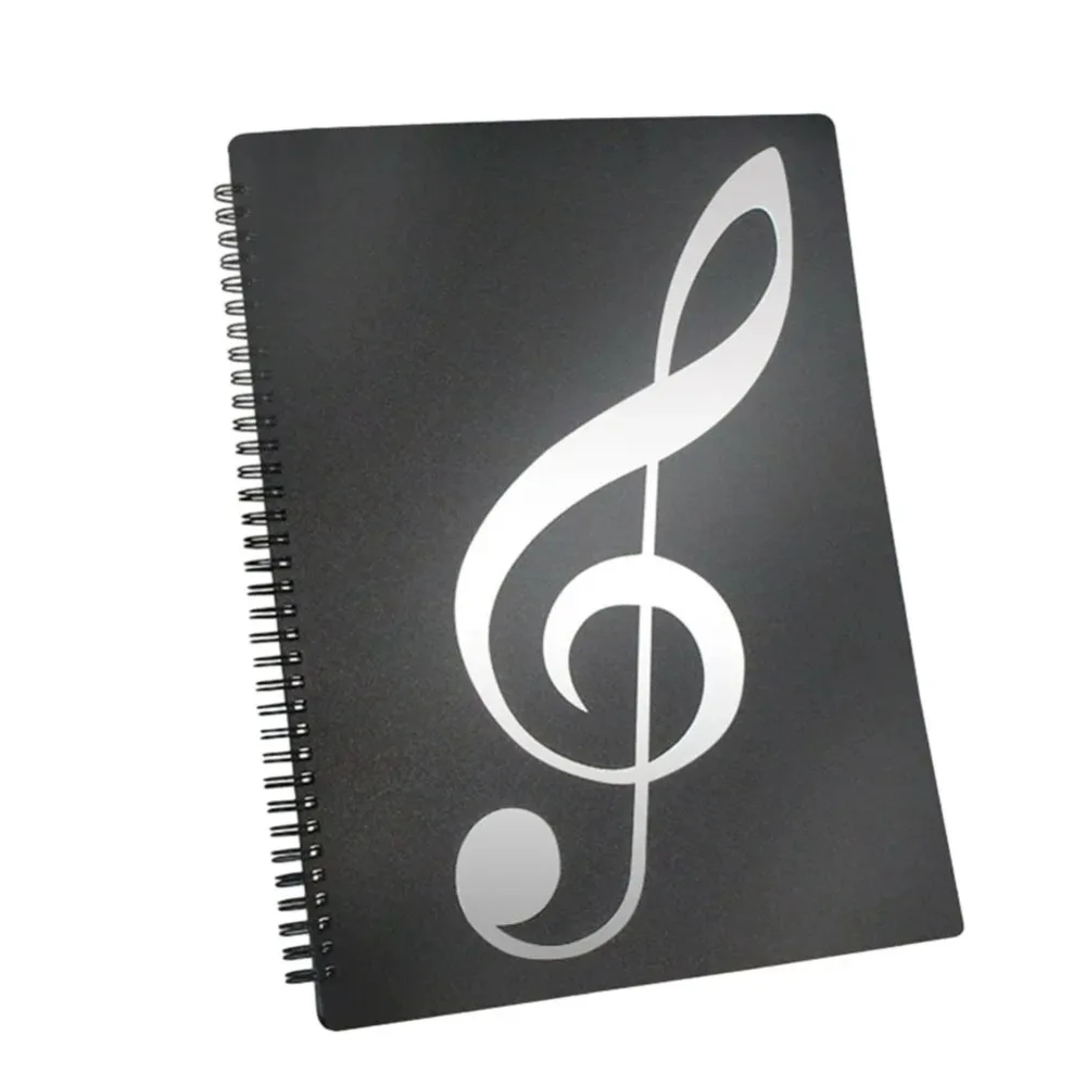 Flexible Multi-layer Music Score Folder Detachable 40 Pages Piano Music Score Folder Writable Fits Letter Size