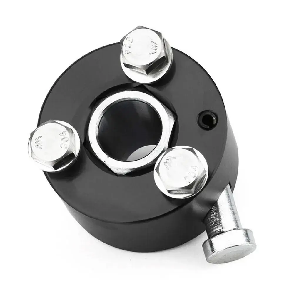 

360° Rotation Steering Wheel Adapter Stainless Steel 3/4 Axis Steering Wheel Quick Release Quick Disassembly Universal