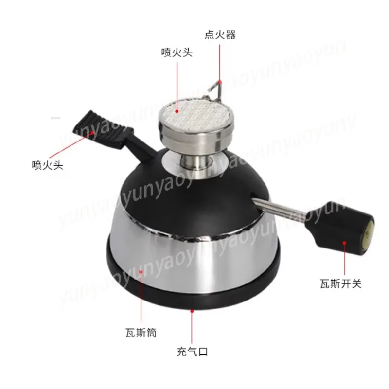 Portable Coffee Brewing Stove HT-5012, Mini Micro Gas Furnace with Ceramic Head for Home Barista Use