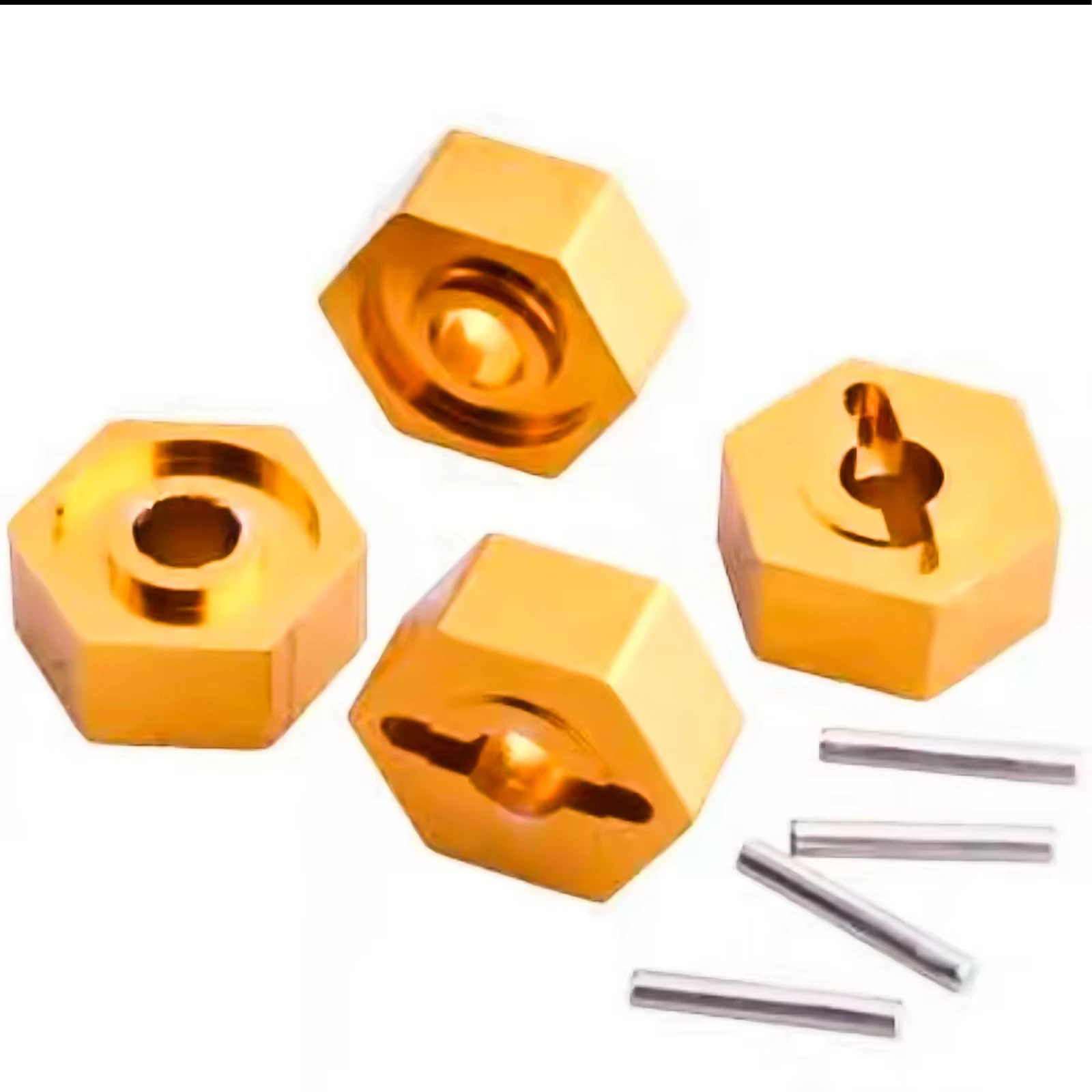 4Pcs 1/16 RC Car 12mm Upgrade Wheel Hex Hubs With Axle Pins For Traxxas 1/16 E-Revo Slash 4WD Summit VXL RC Car Accessories - view 3